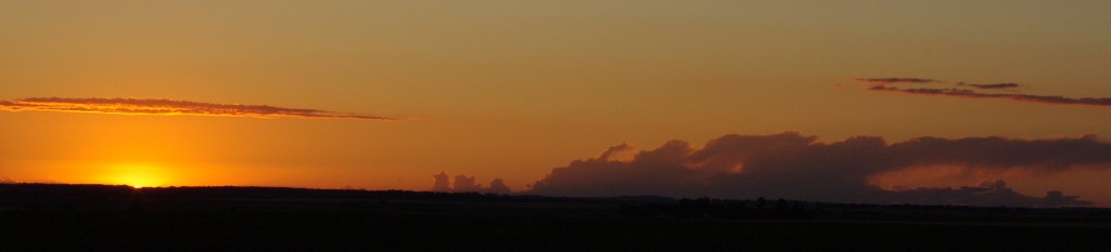 North Dakota Sunset  PanoramaNear Cooperstown
